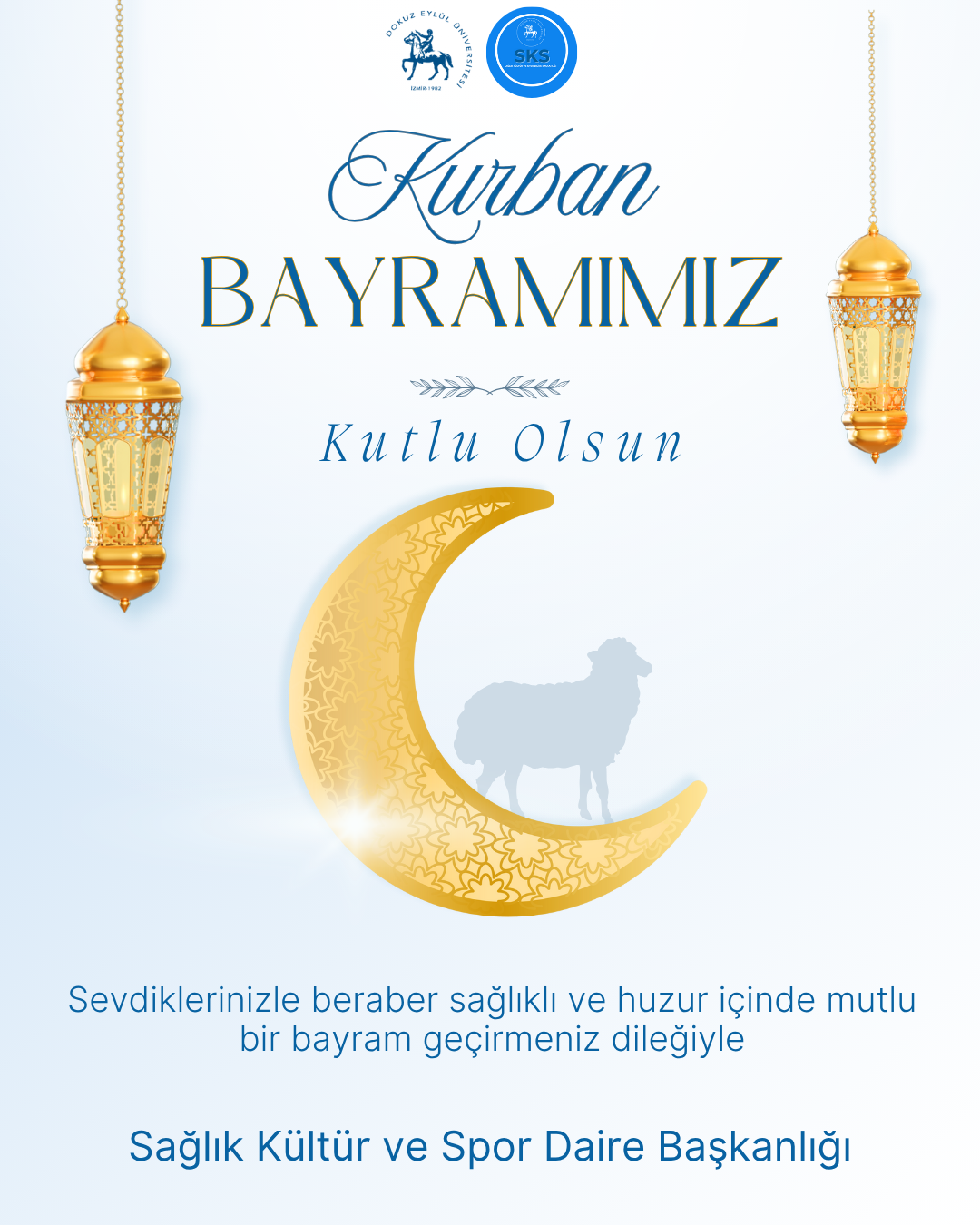 Sevdiklerinizle beraber sağlıklı ve huzur içinde mutlu bir bayram geçirmeniz dileğiyle.